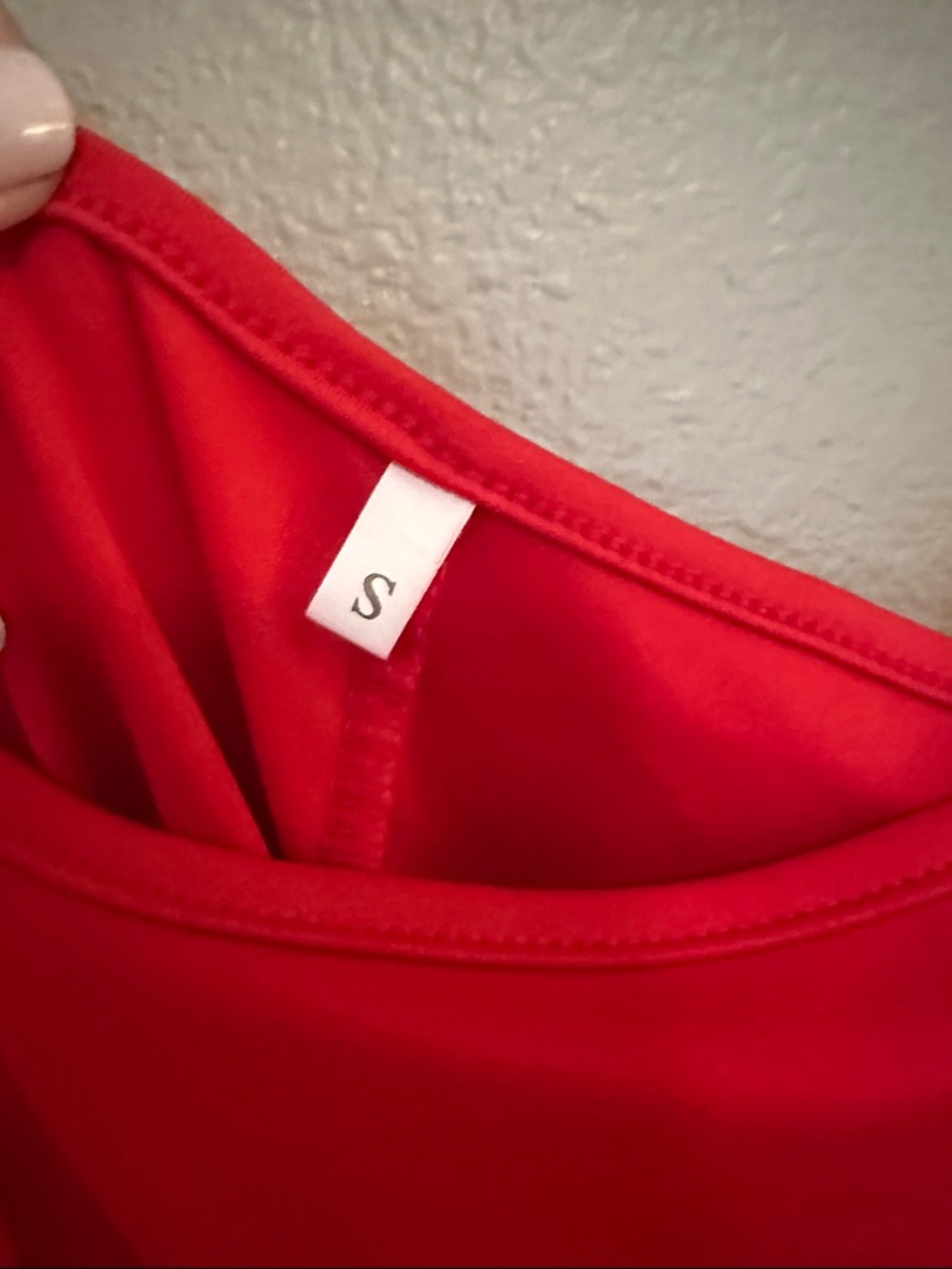 Source Unknown Red Spaghetti Strap Ruffle Mini Dress - Picture 3 of 3